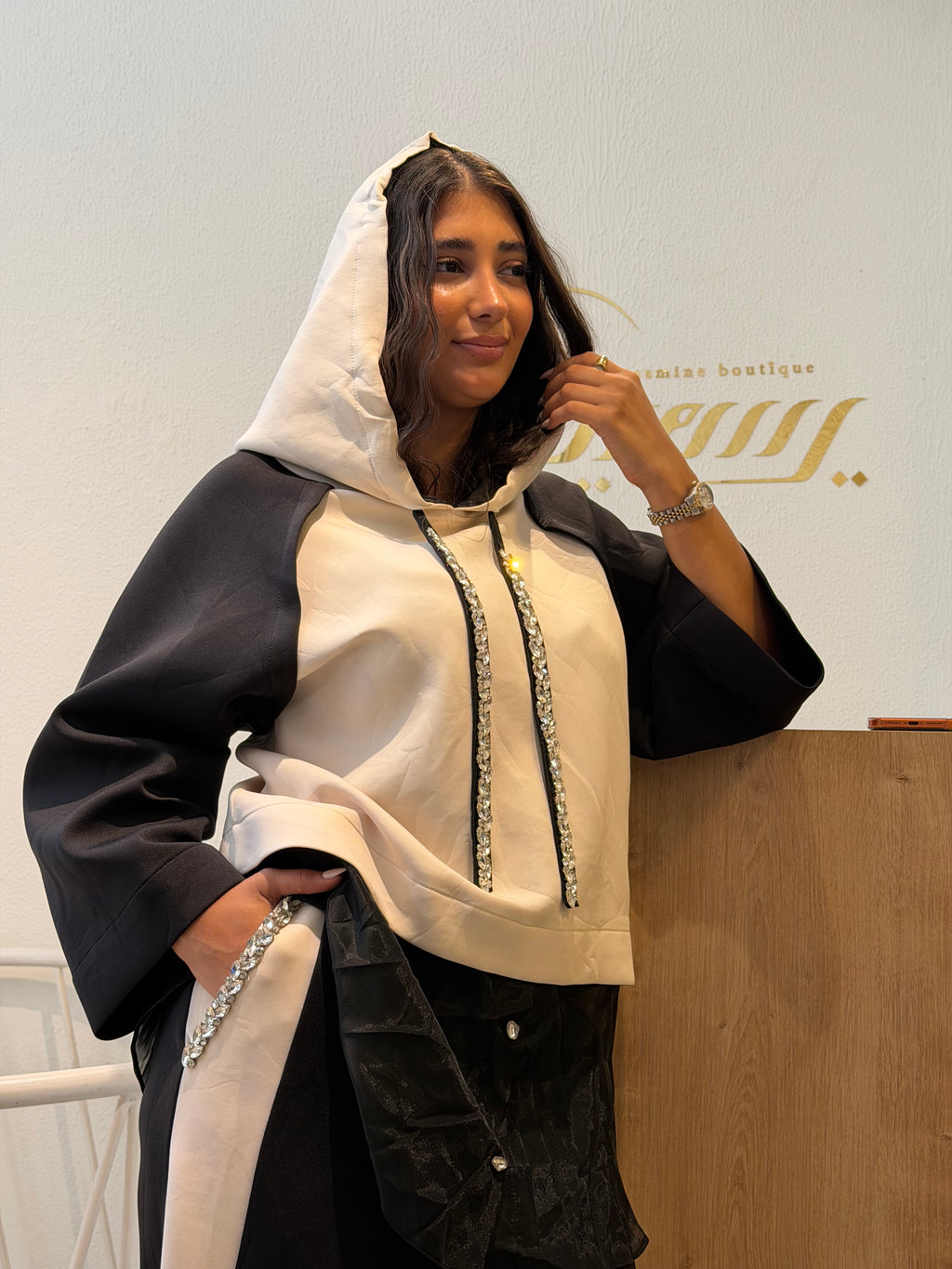 Luxe Color-Block Hoodie Set