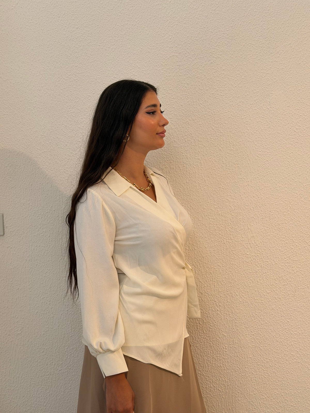 Wrap-Tie Blouse