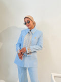 Two-Piece Set with Scarf