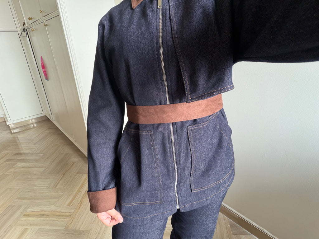 Sienna Contrast Denim Set