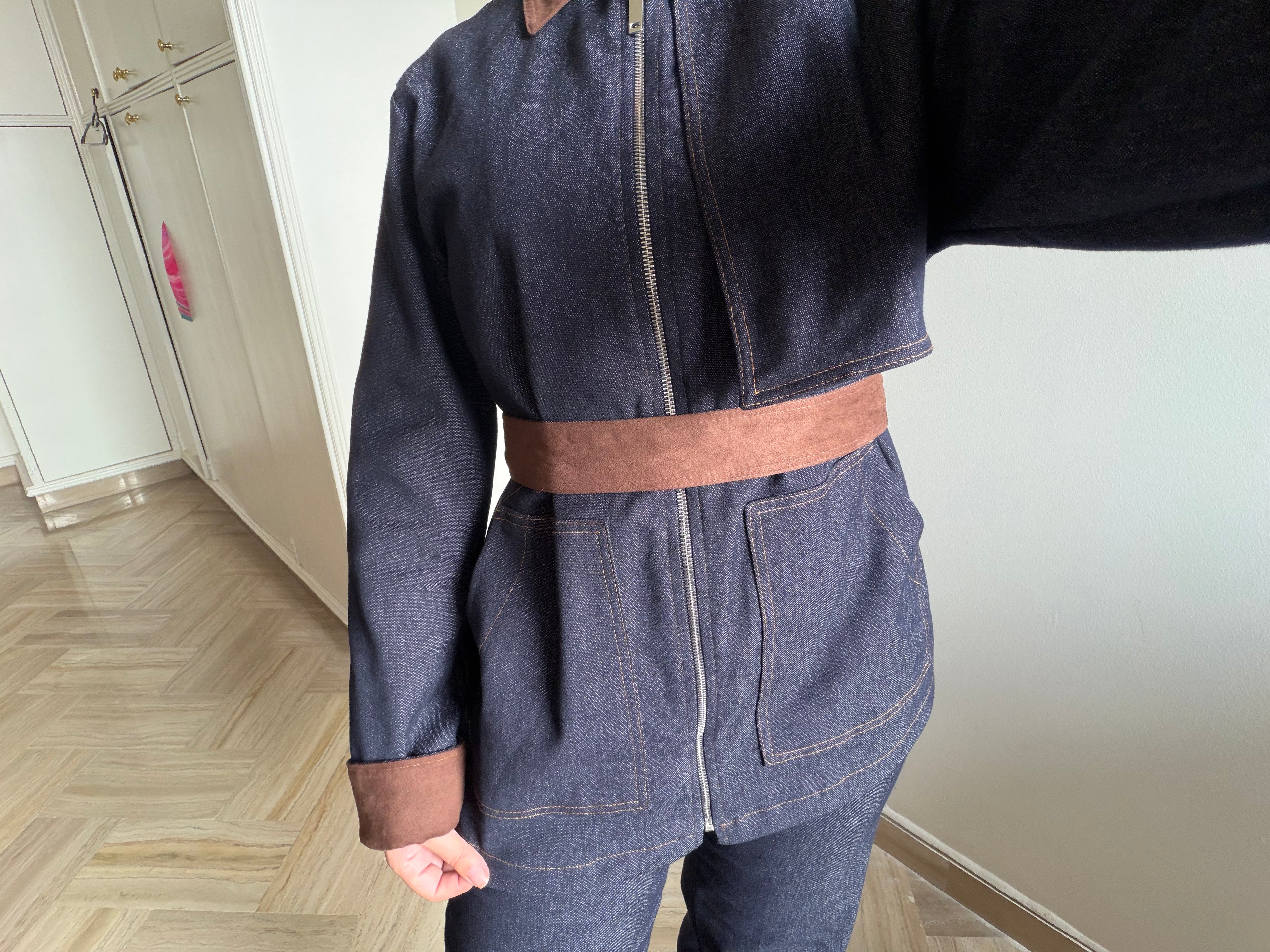 Sienna Contrast Denim Set