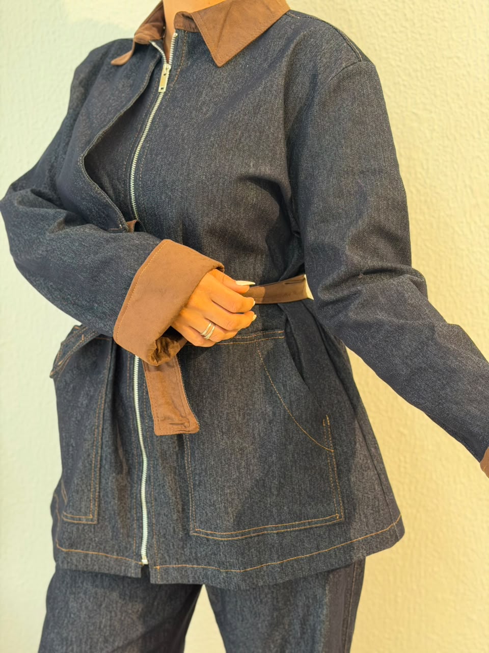 Sienna Contrast Denim Set