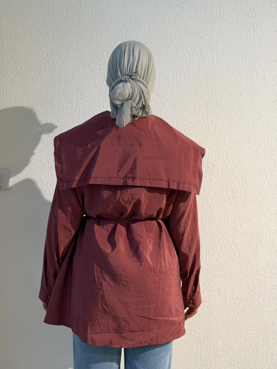 Rosewood Peplum Blouse