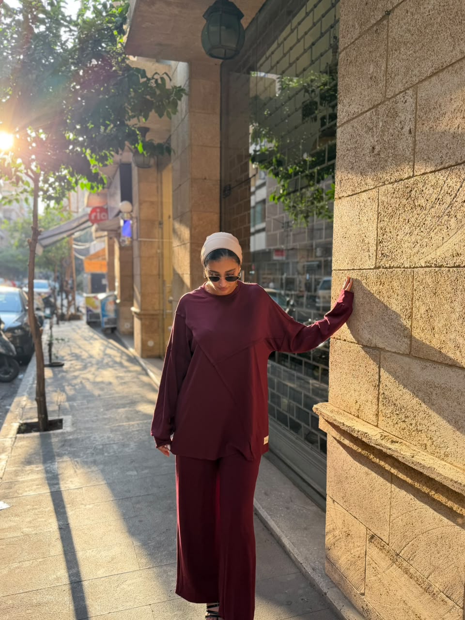 Burgundy Oversized Set