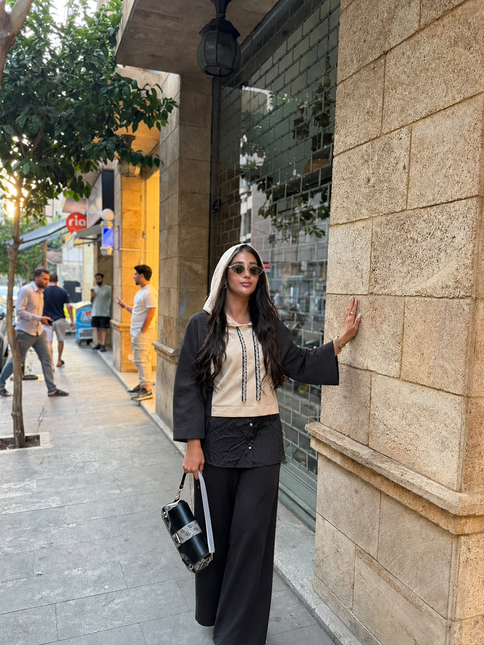 Luxe Color-Block Hoodie Set