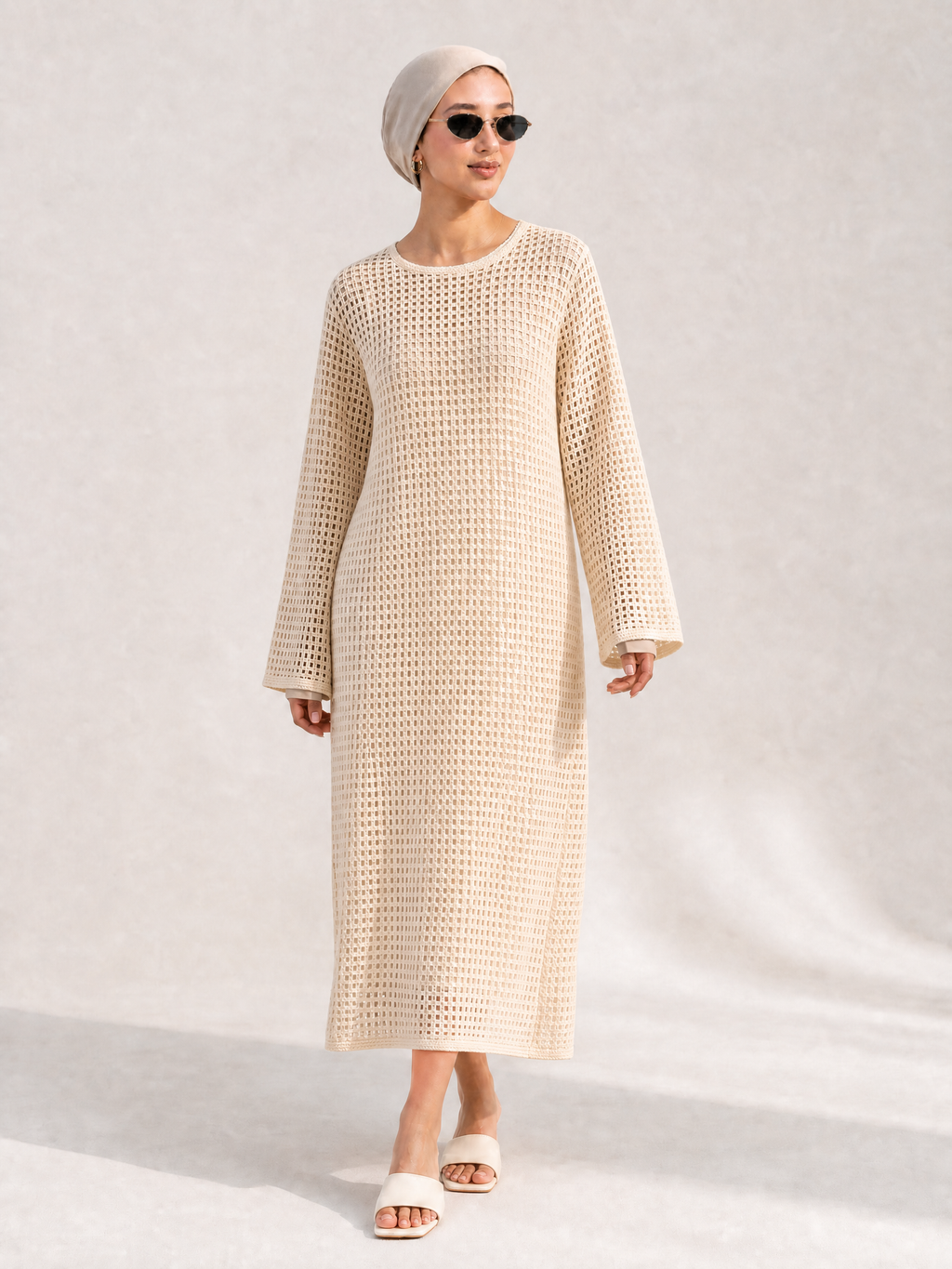 Crochet Midi Dress