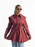 Rosewood Peplum Blouse